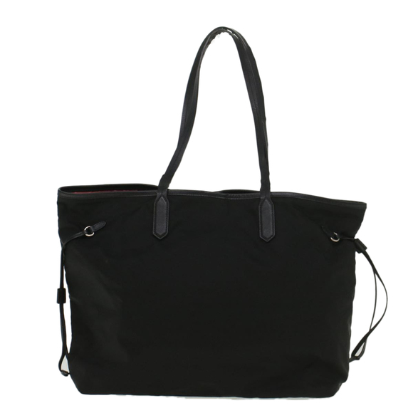 PRADA Tote Bag Nylon Black Auth ac2373 - Picture 2 of 16